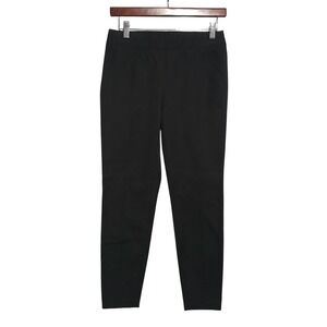 Talbots Petite 2P Black Skinny Ankle Pull On Career‎ Casual Comfort Pants